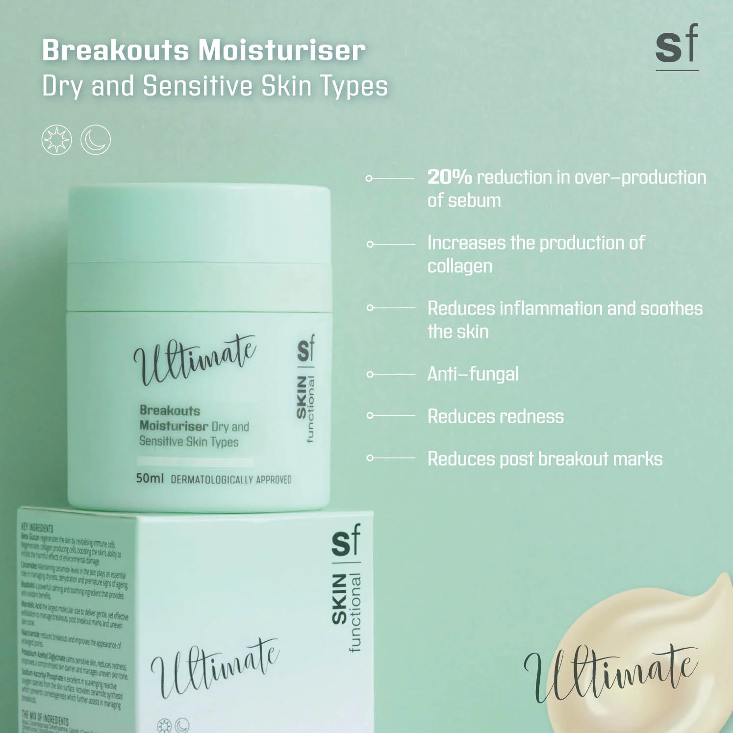 Breakouts Moisturiser Dry, Sensitive Skin - Image 4