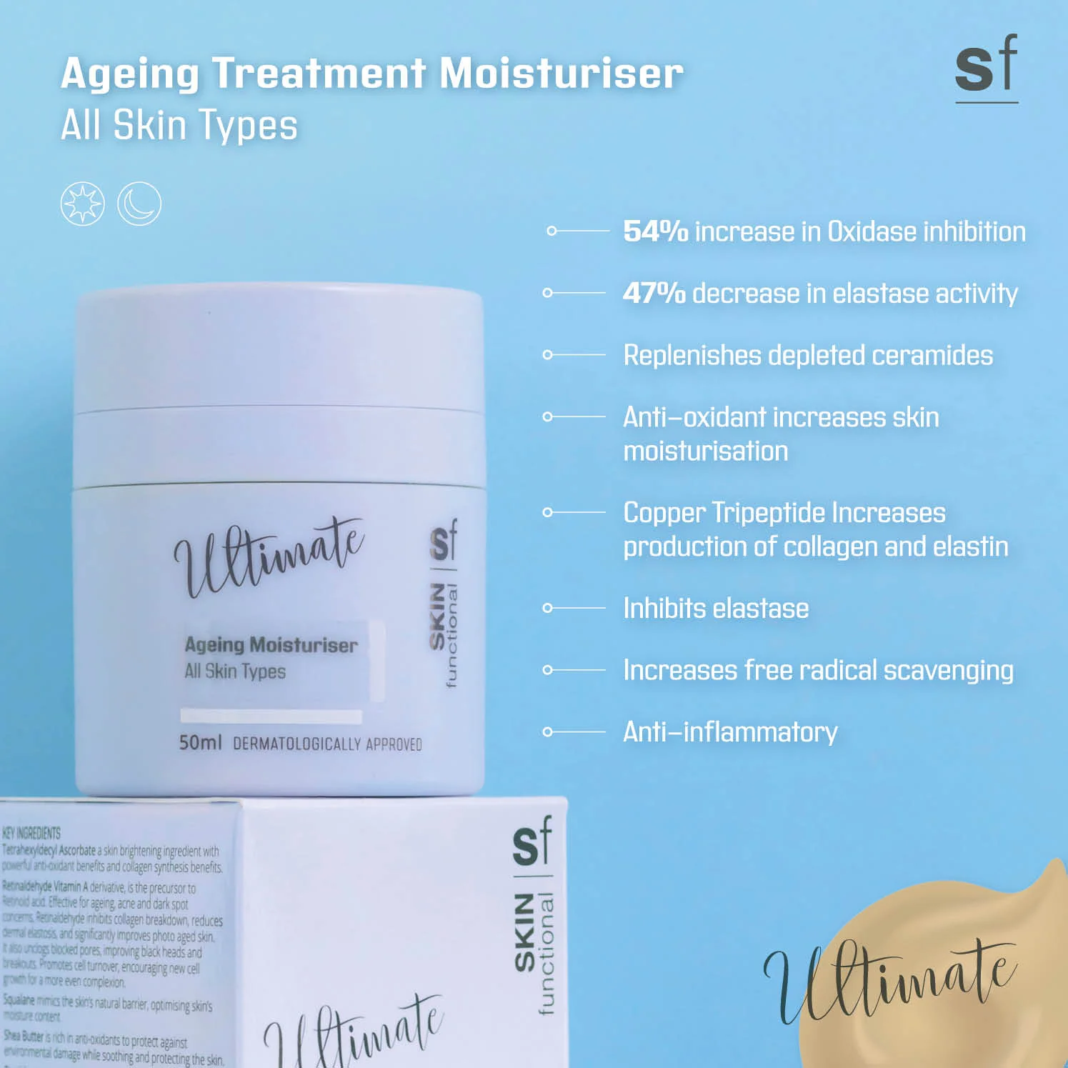 Ultimate Ageing Moisturiser, All Skin - Image 4
